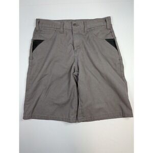 Dickies Men Gray Work Shorts Contrast Pockets Sz 30 10" Inseam Workwear Normcore